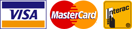 Accepted Payment methods: Visa MasterCard Interac